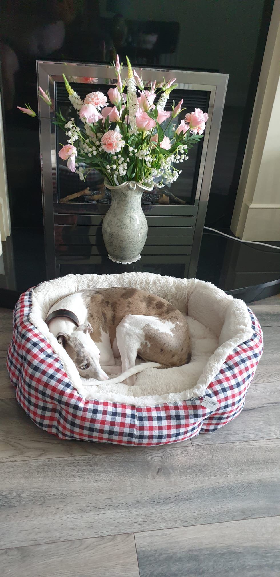 Country Tartan Nest Dog Bed - Image 2