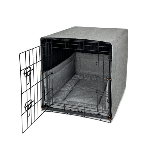 PawPrint Pads Premium Dog Crate with Bed