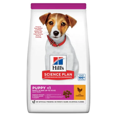 hill's science plan - small & mini puppy - chicken