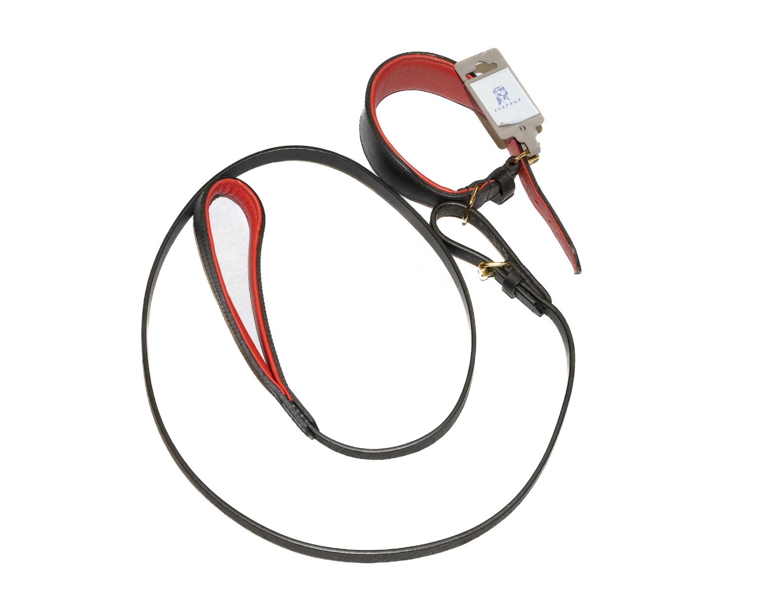 Greyhound Leather Eva Padded Lead and Collar Set