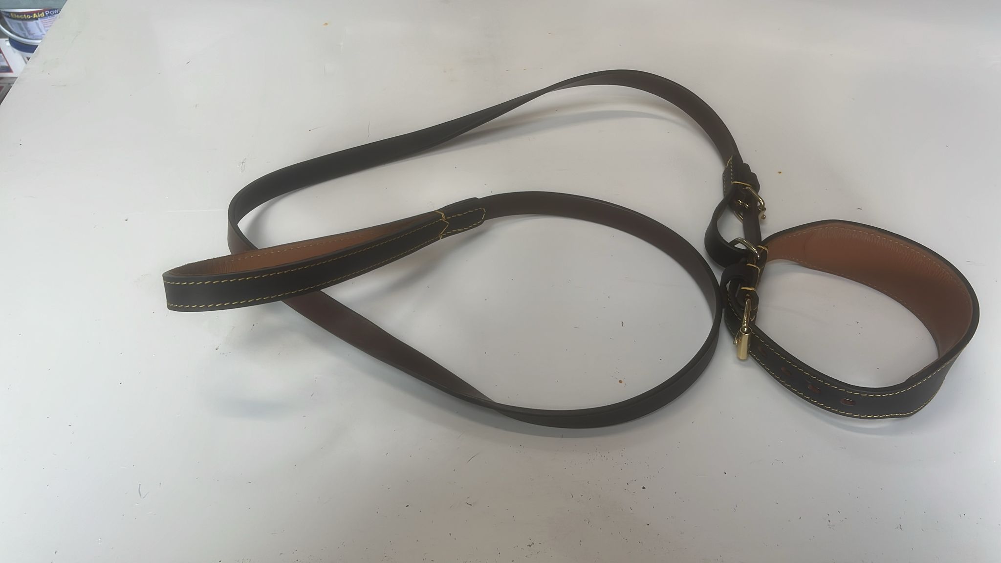 Greyhound Lined Lead and Collar Set